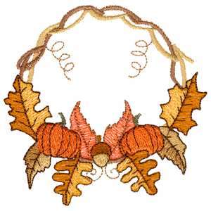 Brother/Babylock Embroidery Machine Card FALL COLORS  