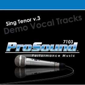  Sing Tenor v.3 (Karaoke)(Background Vocals) ProSound 
