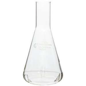    2044 05 Glass 500mL Delong Neck Shake Flask, with 3 Standard Baffles