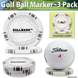  Ball Mark   Trendy & New   Poker Chip Golf Ball Marker 