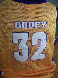 32 Goofy Goliaths Basketball Jersey XL sewn Disney  