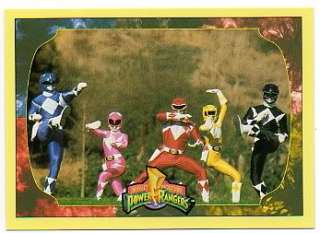 Collect a card power rangers prototype card