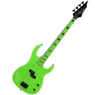 dean guitars custom zone bass guitar nuclear green brand new in 