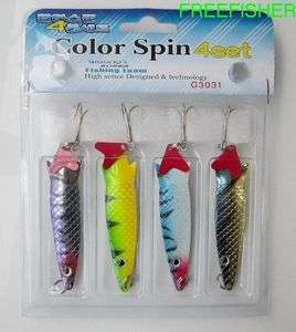 spinner super new fishing lure pike salmon bass T9  