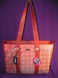 TOTES LAPTOP FEATURE 16 LAPTOP TOTE HAND BAG RED NEW WITH TAGS  