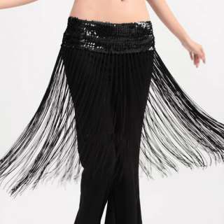 Beautiful Charming Sexy Belly Dance Dancing Wear Sequin Fringed Waist 