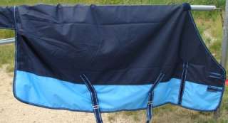 78 Dura Rain Rug Protective Show Horse Sheet Navy Blue  