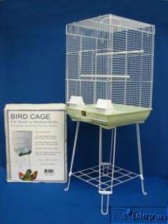 25 Parrot Parakeet wire bird cage perch w/stand NEW  