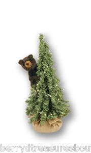 Ditz Designs Christmas Pine Tree Black Bear 18 Item 70150 Table Top 