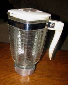 Osterizer Oster Imperial 10 Speed Blender Chrome Glass Pitcher Vintage 
