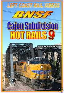 Train Railroad DVD BNSF Cajon Sub HOT RAILS 9 (NEW)  