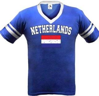 Netherlands Flag International Soccer Ringer T shirt, Dutch Soccer 