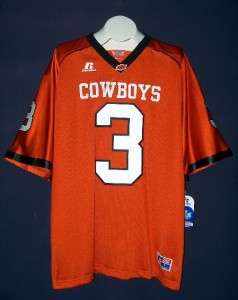 BRANDON WEEDEN #3 Oklahoma State Cowboys Russell Athletic football 
