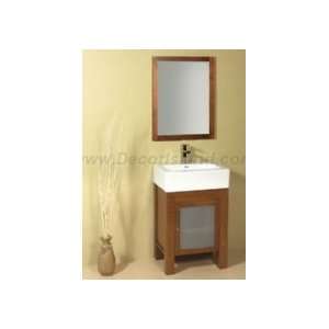  23 Bathroom Vanity Set W/ Single Hole Ceramic Sinktop & Wood Framed 