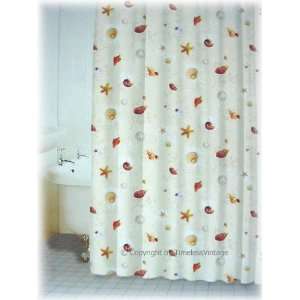   Sea Shells Tropical Beach Bathroom Bath Shower Curtain