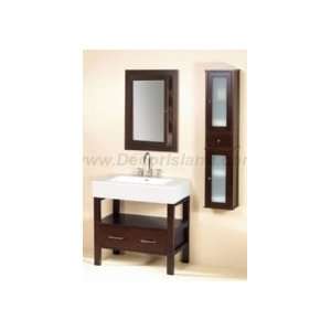   Bathroom Vanity Set W/ Ceramic Sinktop,Medicine Cabinet & Wall Cabinet