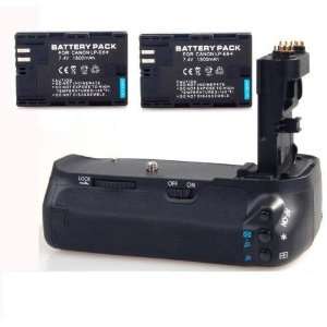 Canon EOS 60D Compatible Battery Kit   Professional Battery Grip BG E9 