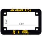 Motorcycle License Plate Frame for School Bus Driver