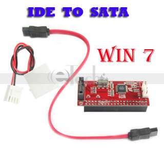  IDE HDD to SATA 100/133 Serial ATA Converter Adapter +Cables  