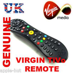 TiVo VIRGIN MEDIA CABLE REMOTE CONTROL HD V+ PVR V PLUS  