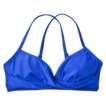   ® Womens Plus Size Halter Tankini Swim Top   Indigo Blue/White 1