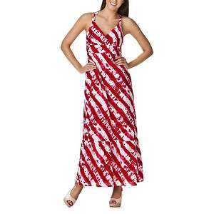 CALYPSO ST BARTH for Target Womens Long Pink Tie Dye Maxi Dress Lined 