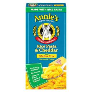 Annies Homegrown Gluten Free Rice Pasta & Cheddar Macaroni & Cheese 