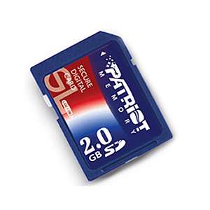 Patriot 2GB SD Flash Memory Card for Digital Camera/Camcorder/Photo 