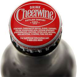 Cheerwine Cherry Soda   12 oz Bottle   Pop   Soft Drink 70925000621 