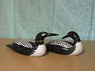 Loon Pair 12 Hand Carved Hand Painted Signed Origional