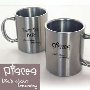  Birthday Gift; Stainless Steel Mug; Personality Zodiac 