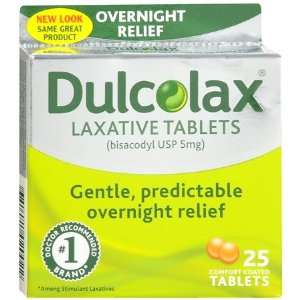  Dulcolax Tablets, 25 tablets (Pack of 3) Health 