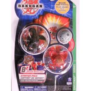  Bakugan Battle Brawlers Starter Pack Darkus (Black 