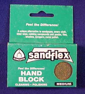 New Sandflex Bonsai Tree Tool Hand Block Tool Cleaner  Medium 1105 
