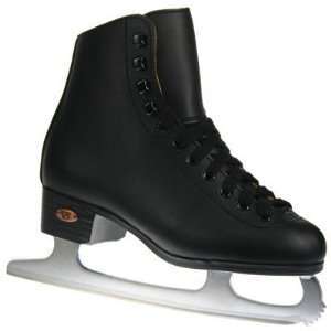  Riedell 12 Ice Skates for Boys Black boot GR 4   Size 1 