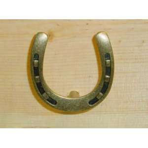  Horseshoe Cabinet Knob/Pull Antique Brass