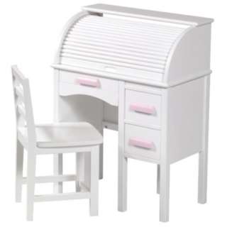 Guidecraft Jr. Roll Top Desk   White.Opens in a new window