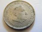 1957 Spanish Five (5) Ptas Coin in Very Good Condition