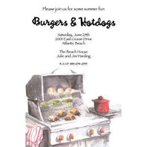 Burger Master, Custom Personalized Adult Parties Invitation, by Odd 