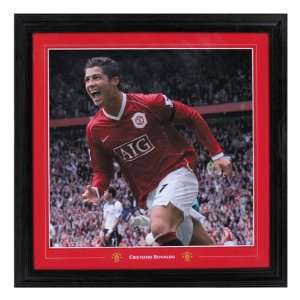  Manchester United Cristiano Ronaldo 16 x 16 Framed Player 