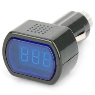 LED Display Electric Cigarette Lighter Voltage Meter for Car Auto 