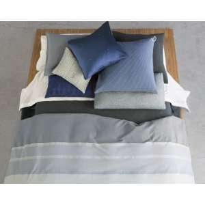  Calvin Klein Bedding, Mara Blue Stripe King Duvet Cover 