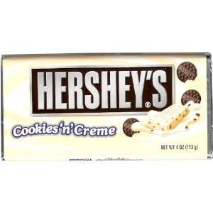 Hershey Cookies and Cream Candy Bar, 4 Ounce Bars (Pack of 3)  