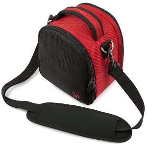 Laurel Edition Compact Nylon Red Camera Carrying Bag for Canon Camera 