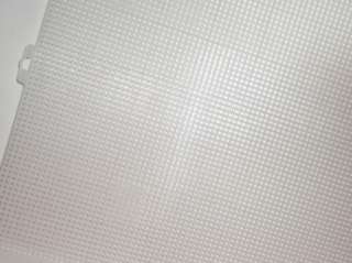 CLEAR Embroidery Cross Stitch Needlepoint Plastic Canvas Sheet 7 count 