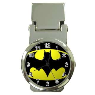 BATMAN LOGO Money Clip Wrist Watch Gift  