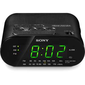 Sony Single Alarm Clock AM/FM Radio ICF C218 Dream Machine 220 VOLT 