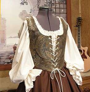   DRESS Pirate Bodice~Corset Skirt Halloween Clothing Costume  