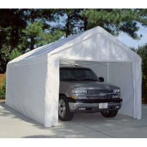 King Canopy White Sidewall Kit with Flaps for 10 X 20 A frame 