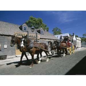  Horse Drawn Carriage at Sovereign Hill, West of Melbourne 